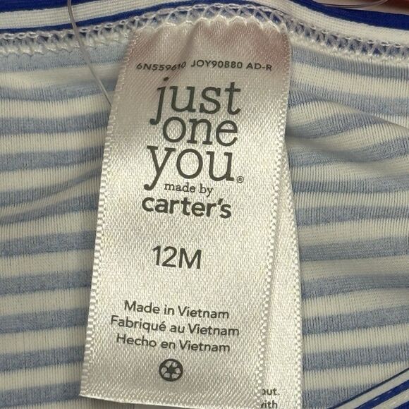 Carter's Baby Girl Berry Red Rash Guard Ruffle Bottom 2pc Swim Set Size 12M New! - Picture 8 of 9